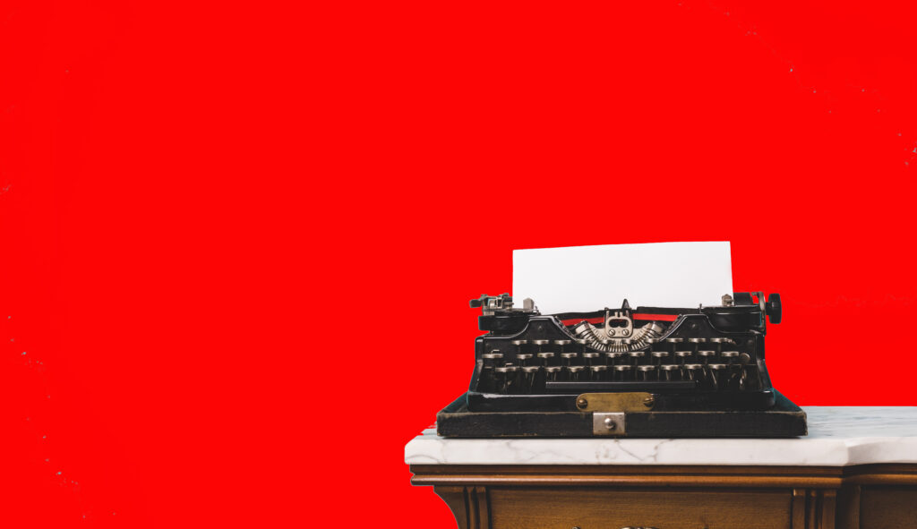 Old vintage typewriter on a table over an isolated 2026 01 09 01 15 08 utc 1